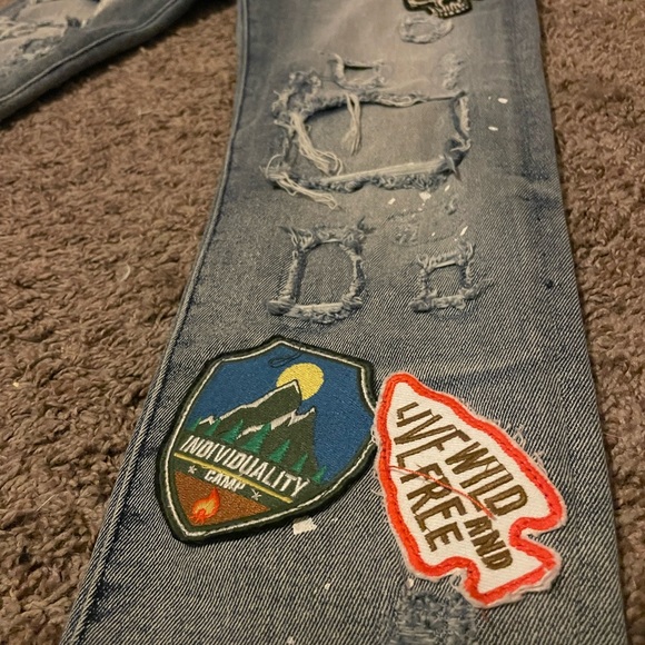 Super Skinny Fit Punk Jeans - Picture 4 of 11